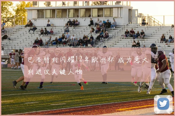 巴洛特利闪耀12年欧洲杯 成为意大利进攻关键人物