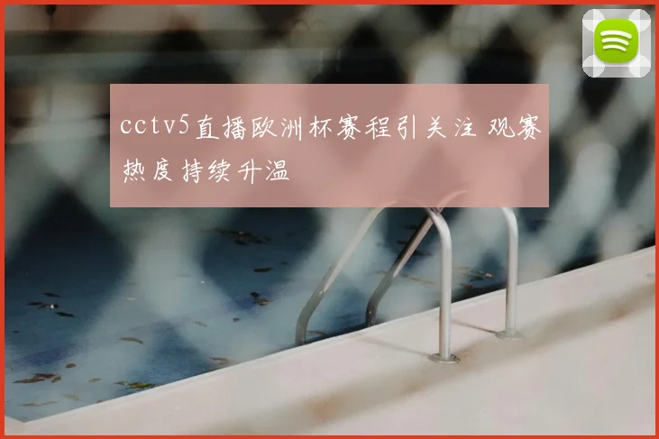 cctv5直播欧洲杯赛程引关注 观赛热度持续升温